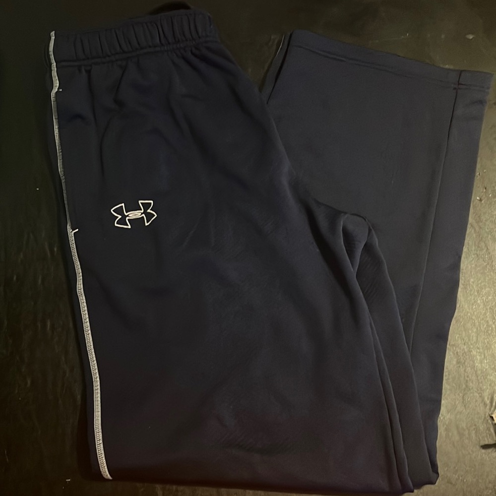 Men’s navy blue under-amour sweatpants